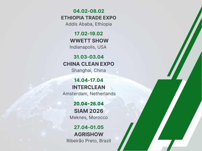 Udor Trade Shows | February&ndash;April 2026